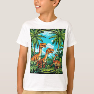 Süßes Dino Grafik T-Shirt   Lustiges Geschenk für 