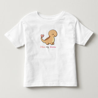 Süßes Dinosaurier-Ich-liebe-meine-Oma-Kindershirt  Kleinkind T-shirt