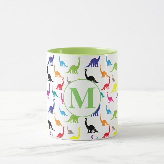 Süßes Dinosaurier-Muster Tasse (Zentrum)