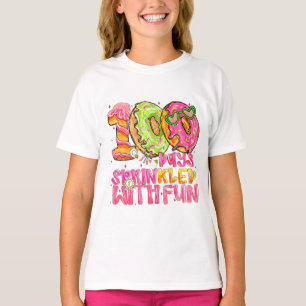 Süßes Donut 100 Tage mit Spaß in der Schule bestre T-Shirt