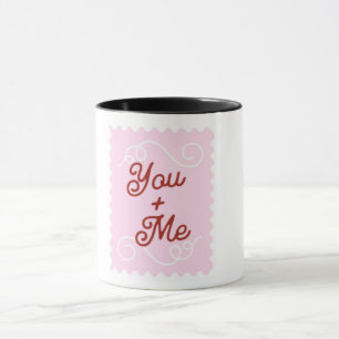 Süßes "Du + Ich" Rosa Tasse - Hübsche Brautjungfer