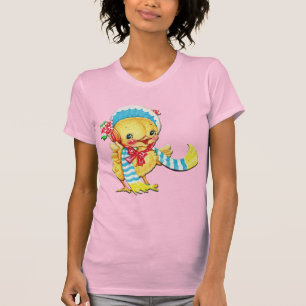 Süßes Easter Chic auf rosa T-Shirt