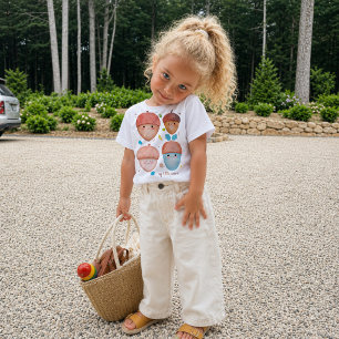 Süßes Eichel-Charakter-Shirt Herbst-Toddler-T-Sh