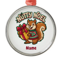 Süßes Eichhörnchen-Weihnachtsornament, Nutty Noel