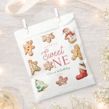 Süßes Ein Gingerbread-Keks 1. Geburtstagsfeier