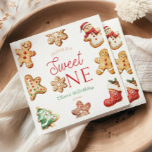 Süßes Ein Gingerbread-Keks 1. Geburtstagsfeier