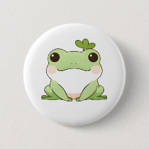 Süßes einfaches Chibi-Frosch-Natur-Kawaii-Design