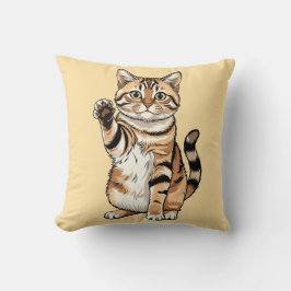 Süßes einfaches Design Männer Katzenliebhaber Kissen