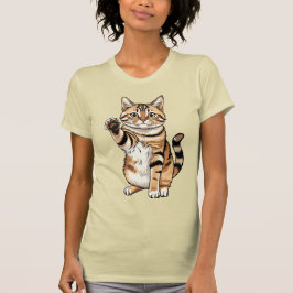 Süßes einfaches Design Männer Katzenliebhaber T-Shirt
