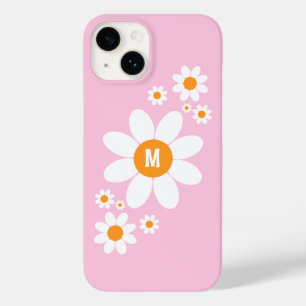Süßes einfaches weißes Gänseblümchen-Design mit za Case-Mate iPhone 14 Hülle