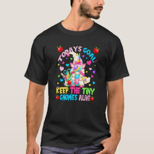 Süßes Einhorn-Lehrer-Gnom-Mama-Zitat für Frauen L T-Shirt