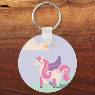 Süßes Einhorn & Nur positive Vibes Anhänger Schlüsselanhänger