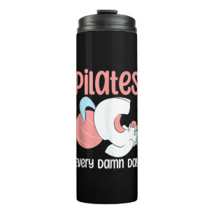 Süßes Einhorn Pilates Tank Top Thermosbecher