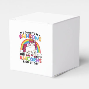 Süßes Einhorn Regenbogen Lustig Geschenkschachtel