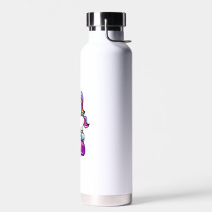 Süßes Einhorn & Tote Schädel. Lustiges Goth Emo Ha Trinkflasche