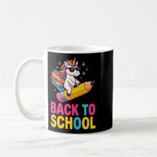 Süßes Einhorn Zurück zur Schule Erster Schultag Kaffeetasse