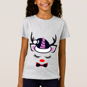 Süßes Einhorngesicht T-Shirt