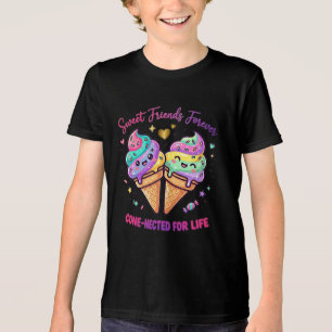 Süßes Eis-Freundschafts-Duo – "Süße Freunde Fo Tri-Blend Shirt