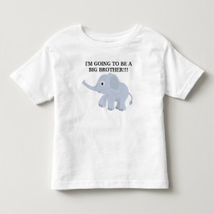 Süßes Elefant Großer Bruder T-Shirt