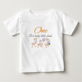 Süßes Enten-Geburtstags-T-Shirt für Baby-Jungen od Baby T-shirt