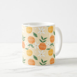 Süßes Erdbeer-Cottagecore-Nahtloses Muster Kaffeetasse