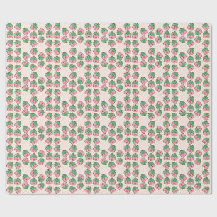 Süßes Erdbeer-Muster-Wrap-Papier Süße Frucht Geschenkpapier