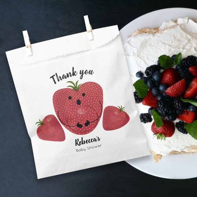Süßes Erdbeerbaby-Dusche Geschenktütchen (Von Creator hochgeladen)
