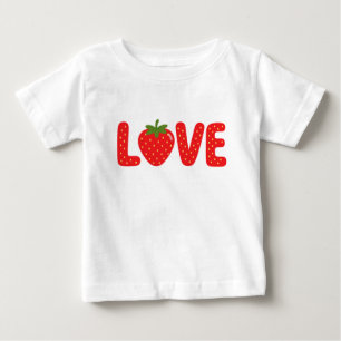 Süßes Erdbeeren-LIEBE Kinder-T-Shirt Baby T-shirt