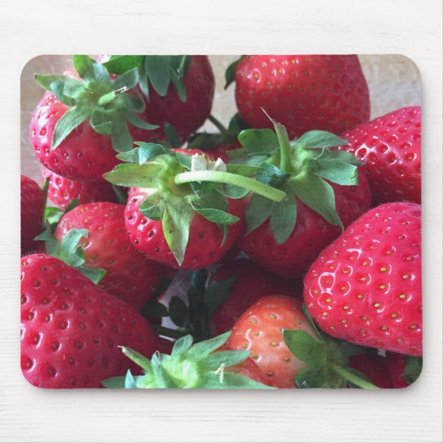Süßes Erdbeeren Mousepad (Vorne)