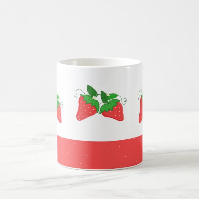 Süßes Erdbeeren Tasse (Mittel)