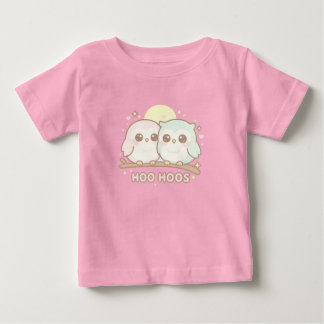 Süßes Eulen-Baby-Shirt – Anbetungswürdige “Hoo Hoo Baby T-shirt