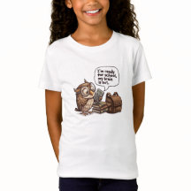 Süßes Eulen-Back-to-School-Kinder-Lustiges-Humor-S