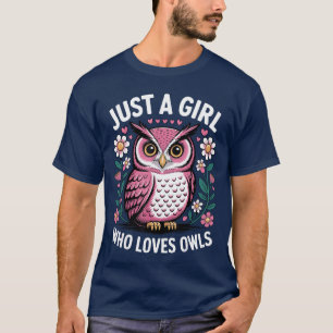 Süßes Eulen-Kostüm für Frauen Mädchen Kinder Vogel T-Shirt