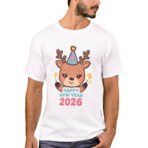 süßes Familien-Neujahrs-T-Shirt 2026