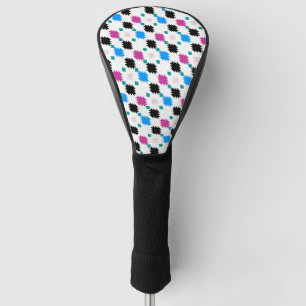 Süßes, farbenfrohes Aztekenmuster-Kennzeichen Golf Headcover