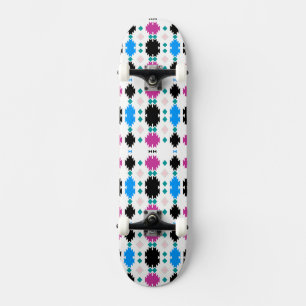 Süßes, farbenfrohes Aztekenmuster-Kennzeichen Skateboard