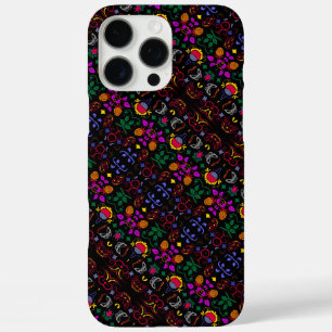 Süßes farbenfrohes Blumenmuster iPhone 16 Pro Max Hülle