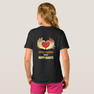 Süßes farbenfrohes Lächeln Handabdruck Kinder- & J T-Shirt
