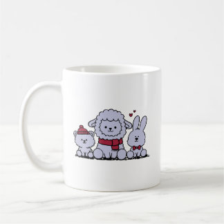 Süßes Farmtier Kaffeetasse