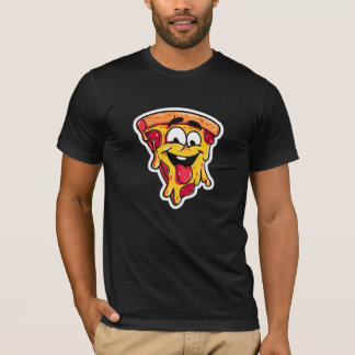 Süßes Fast-Food-Grafik Schwarz T-Shirt