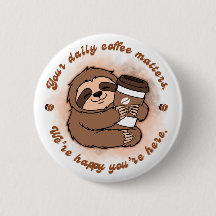 Süßes Faultier Kaffee Gute Laune Design