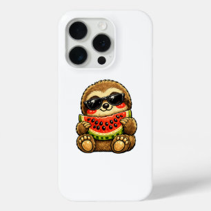 Süßes Faultier mit Wassermelone Case-Mate iPhone Hülle