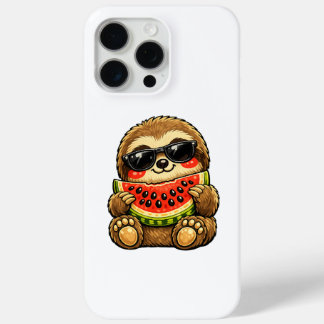 Süßes Faultier mit Wassermelone Case-Mate iPhone Hülle
