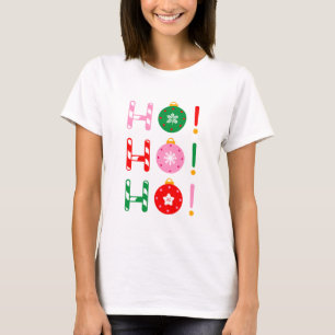 Süßes Festtags Ho Ho Ho Weihnachts-T-Shirt T-Shirt