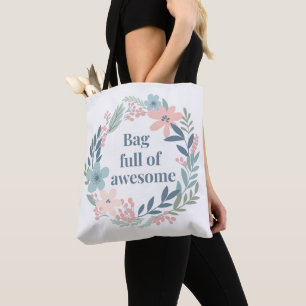 Süßes florales Design, positives Zitat-Geschenk fü