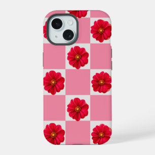Süßes, florales, Mädchen-Design iPhone 15 Hülle