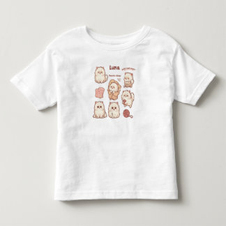 Süßes Fluffiges Weißes Katze Cozy Kawaii T-Shirt