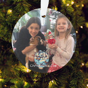 Süßes Foto tanzender Schneemann Personalisieren Ornament