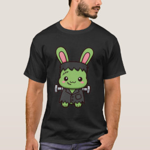 Süßes Frankenstein-Hasen-Halloween T-Shirt