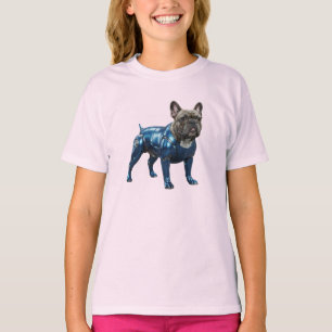 Süßes Französische-Bulldogge-Roboter-Kind-T-Shirt T-Shirt